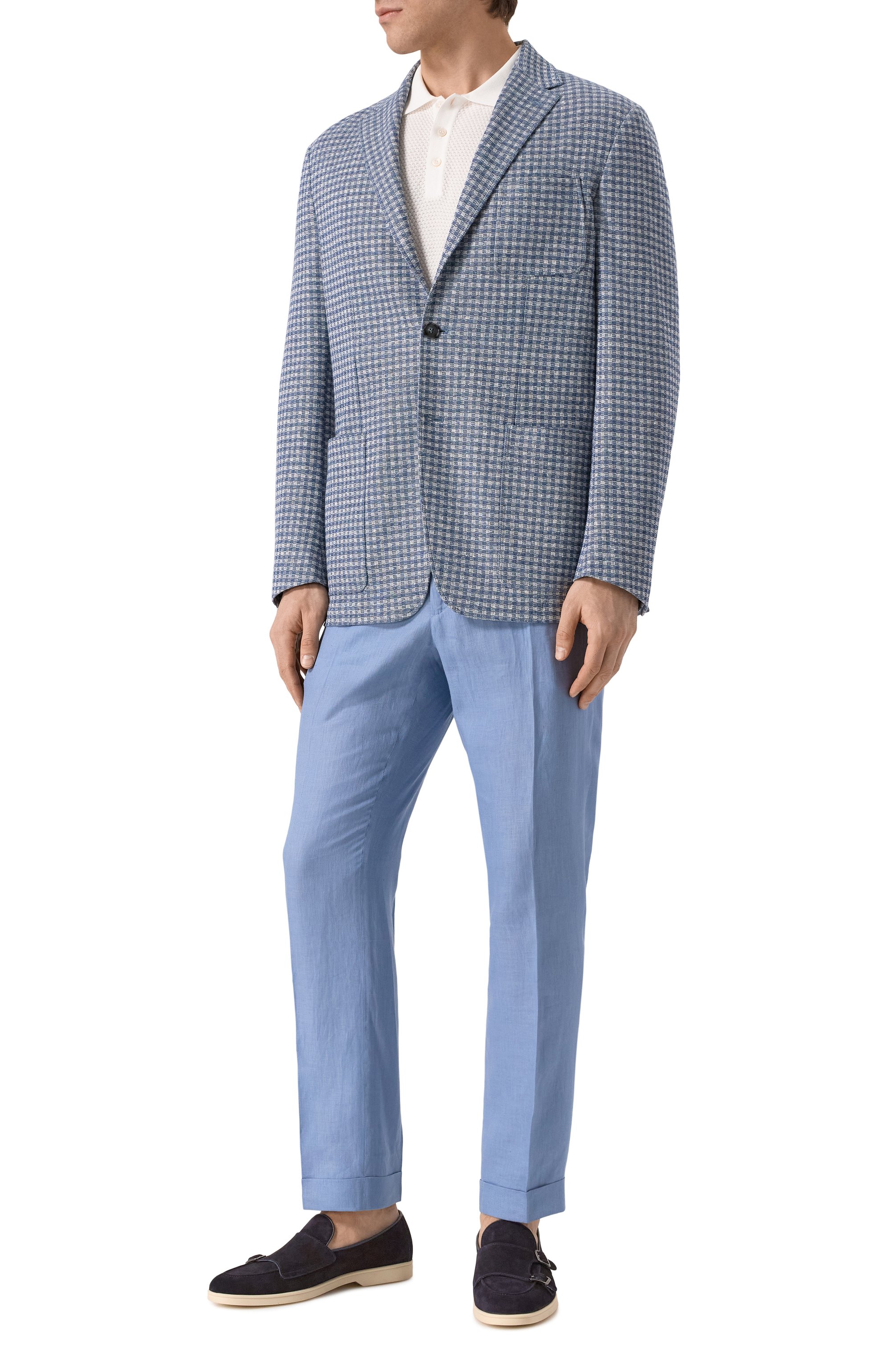 Пиджак изо льна и хлопка CANALI, арт. J0147/JJ02973, фото 2