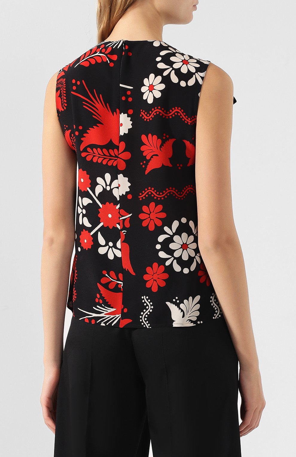 Шелковый топ REDVALENTINO, арт. RR0AEA80/UWZ, фото 4