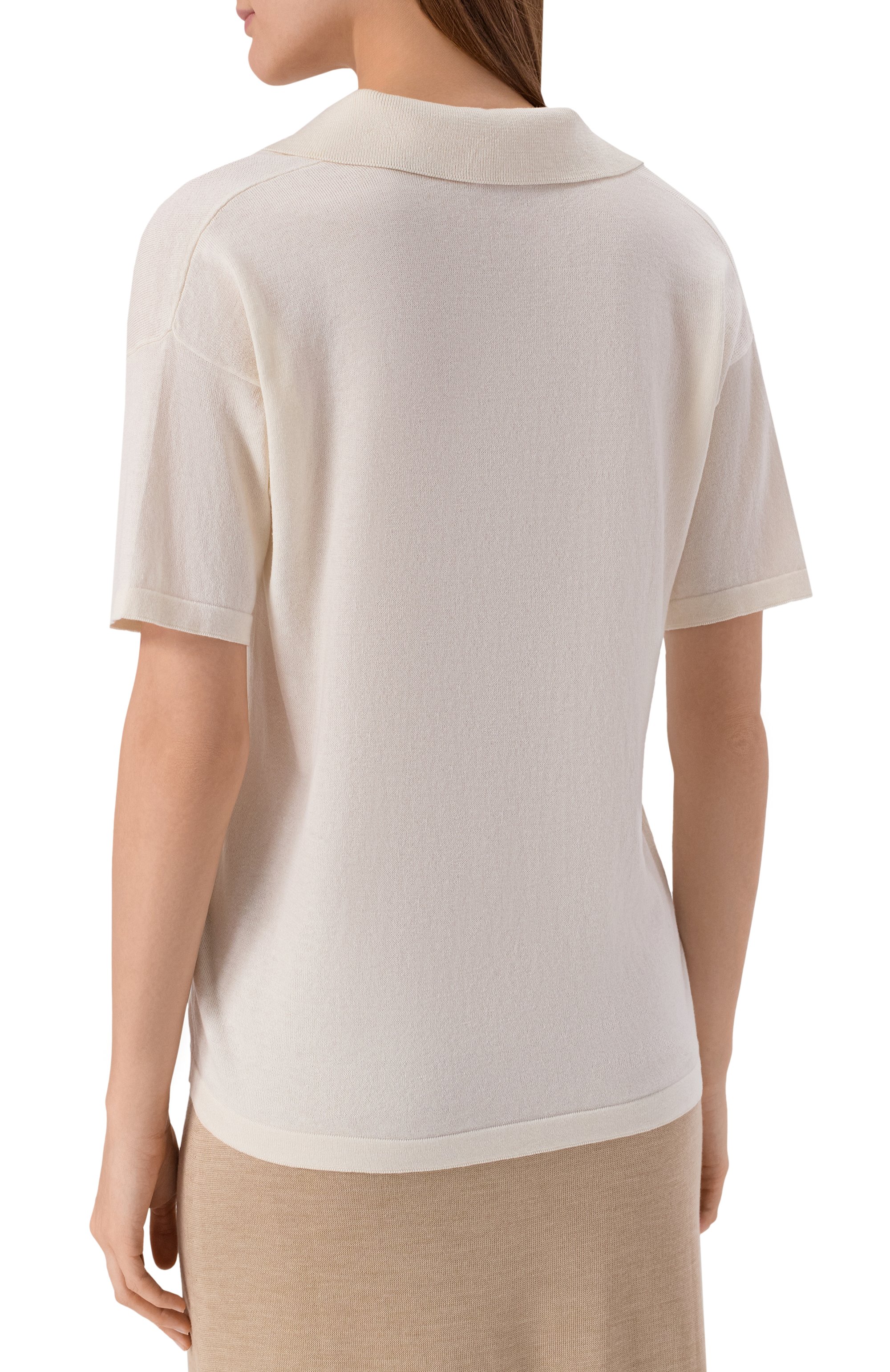 Поло из шелка и хлопка MVST, арт. WS61-612MU, фото 4