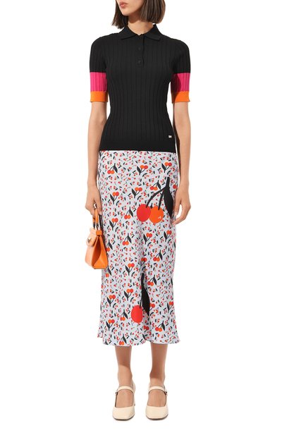 Юбка из вискозы и шелка SONIA RYKIEL, арт. 23E12J25, фото 2