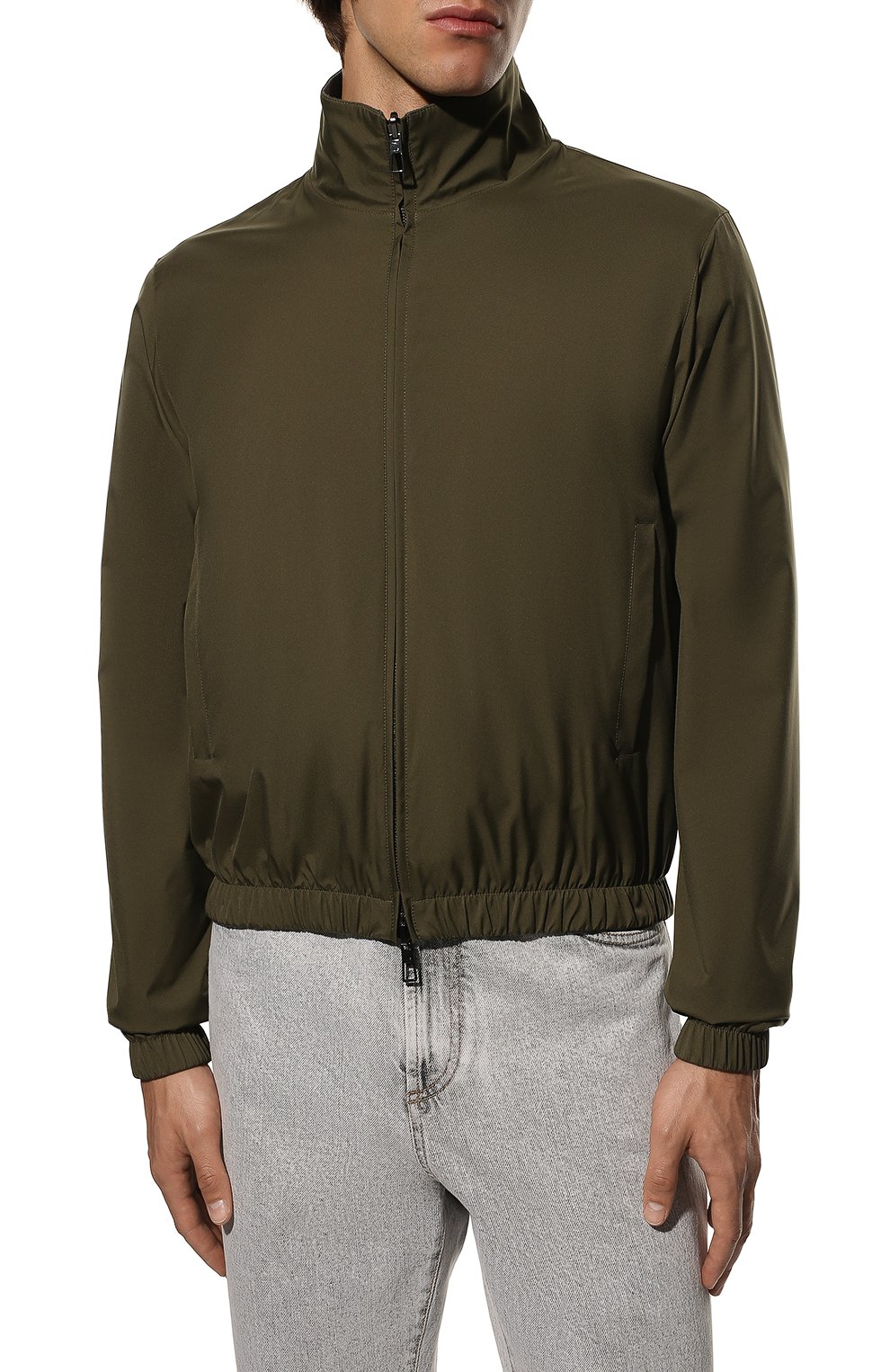 Двусторонний бомбер LORO PIANA хаки цвета по цене 222000 руб., арт. FAF8466, фото 3 Двусторонний бомбер LORO PIANA, арт. FAF8466, фото 3