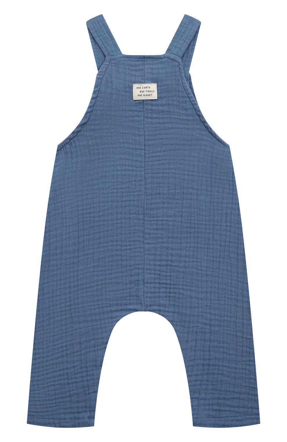 Хлопковый комбинезон SANETTA синего цвета по цене 6630 руб., арт. 11370, фото 2 Хлопковый комбинезон SANETTA, арт. 11370, фото 2