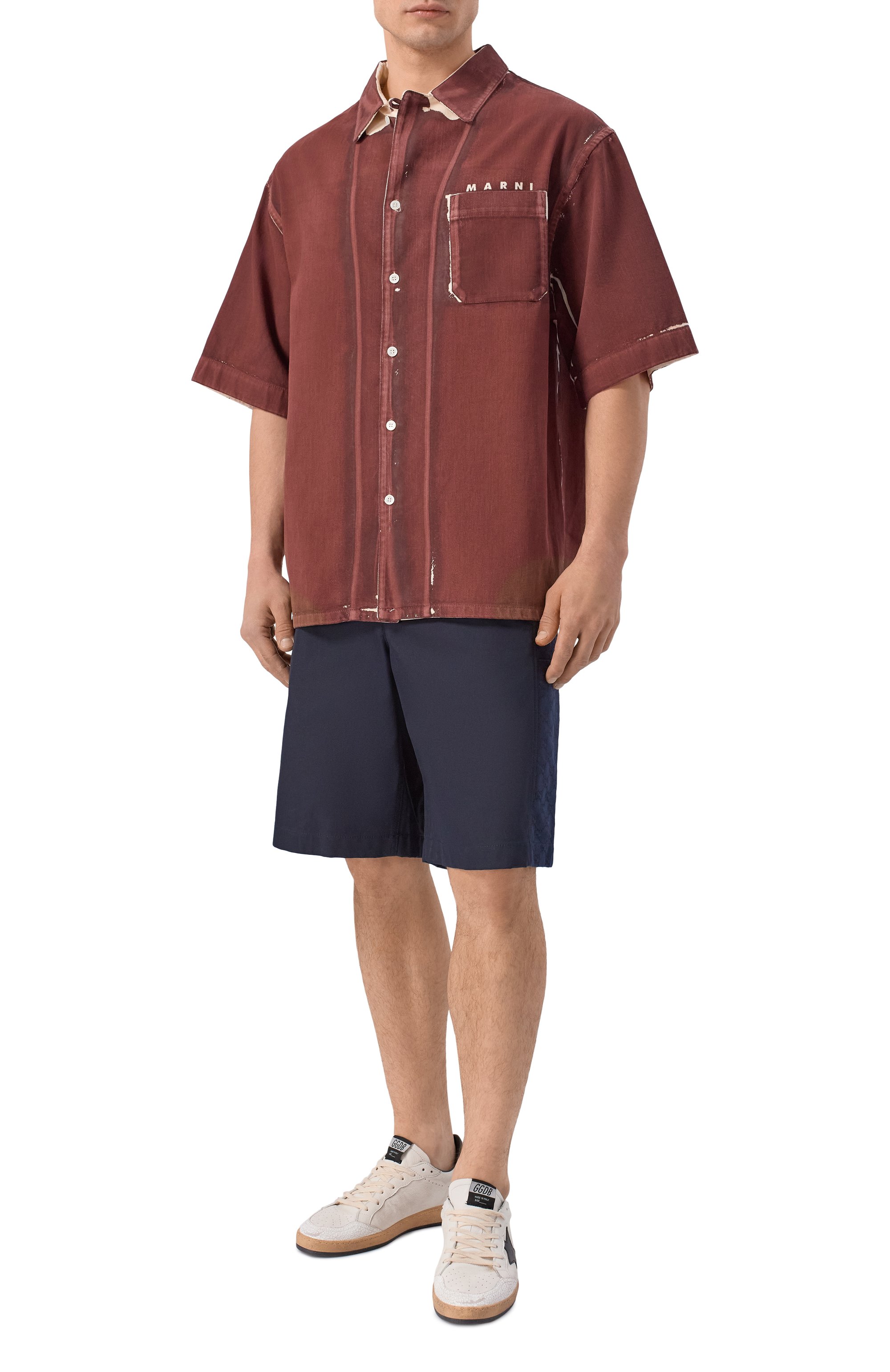 Хлопковые шорты GUCCI, арт. 851720/ZAQH5, фото 2