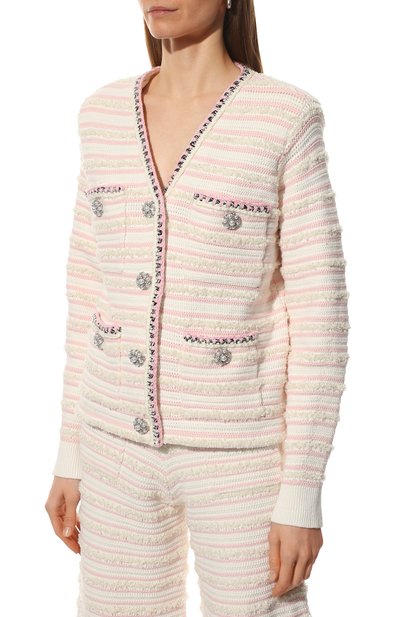 Хлопковый кардиган SELF-PORTRAIT, арт. SS22-142, фото 3