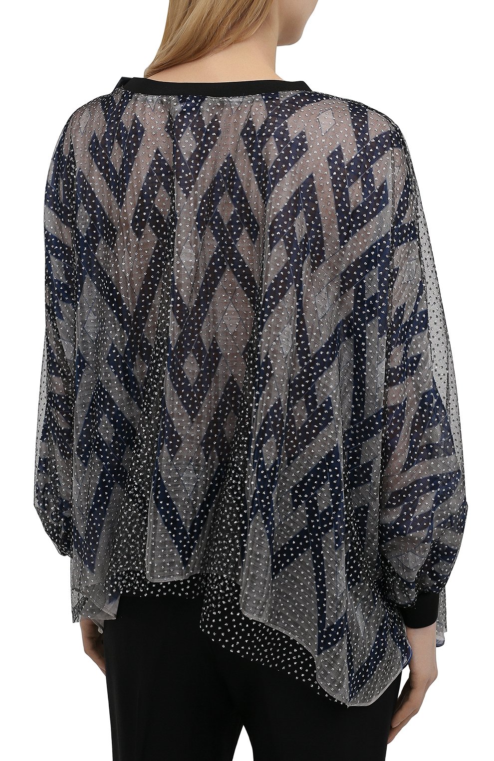 Блузка из шелка и вискозы GIORGIO ARMANI, арт. 1SHCCZ13/TZ818, фото 4