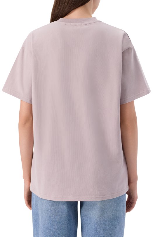 Хлопковая футболка Sasha Kim SK-00000613 Сиреневый  SK-00000613 Фото 4