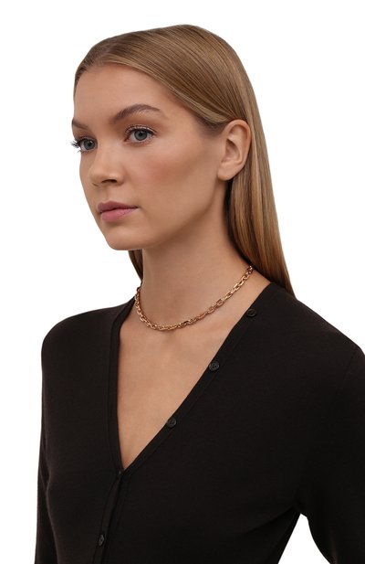 Колье chains MOONKA золотого цвета по цене 49800 руб., арт. ch-nl-g, фото 2 Колье chains MOONKA, арт. ch-nl-g, фото 2