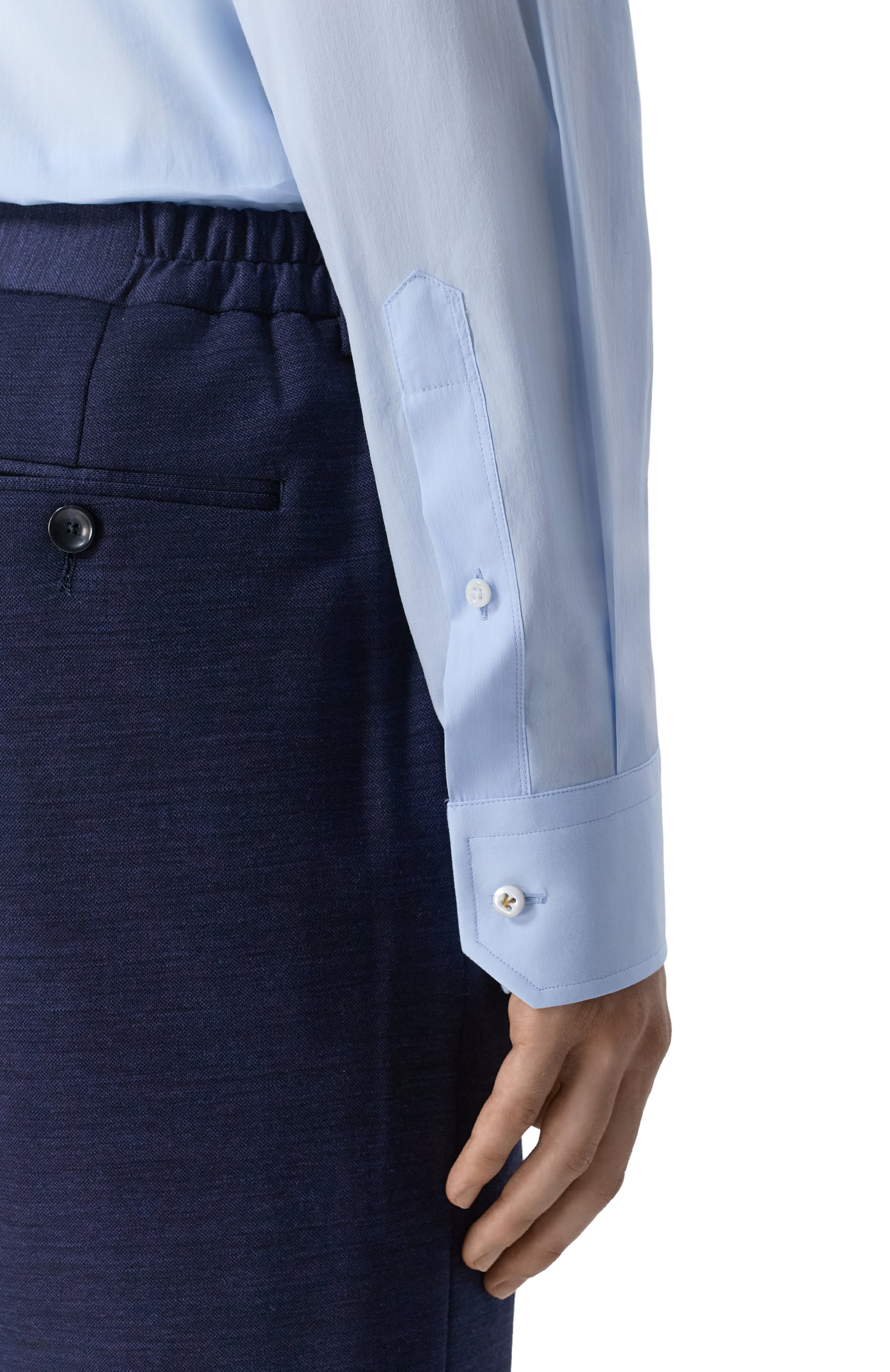 Хлопковая сорочка BOSS CAMEL, арт. 50560369, фото 5