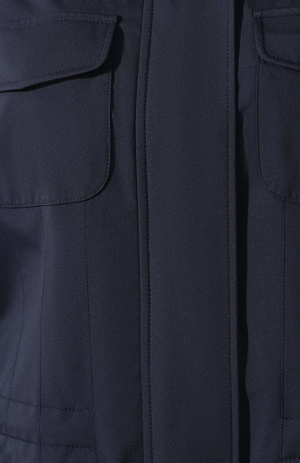 Парка с капюшоном LORO PIANA темно-синего цвета по цене 370000 руб., арт. FAI0949, фото 5 Парка с капюшоном LORO PIANA, арт. FAI0949, фото 5