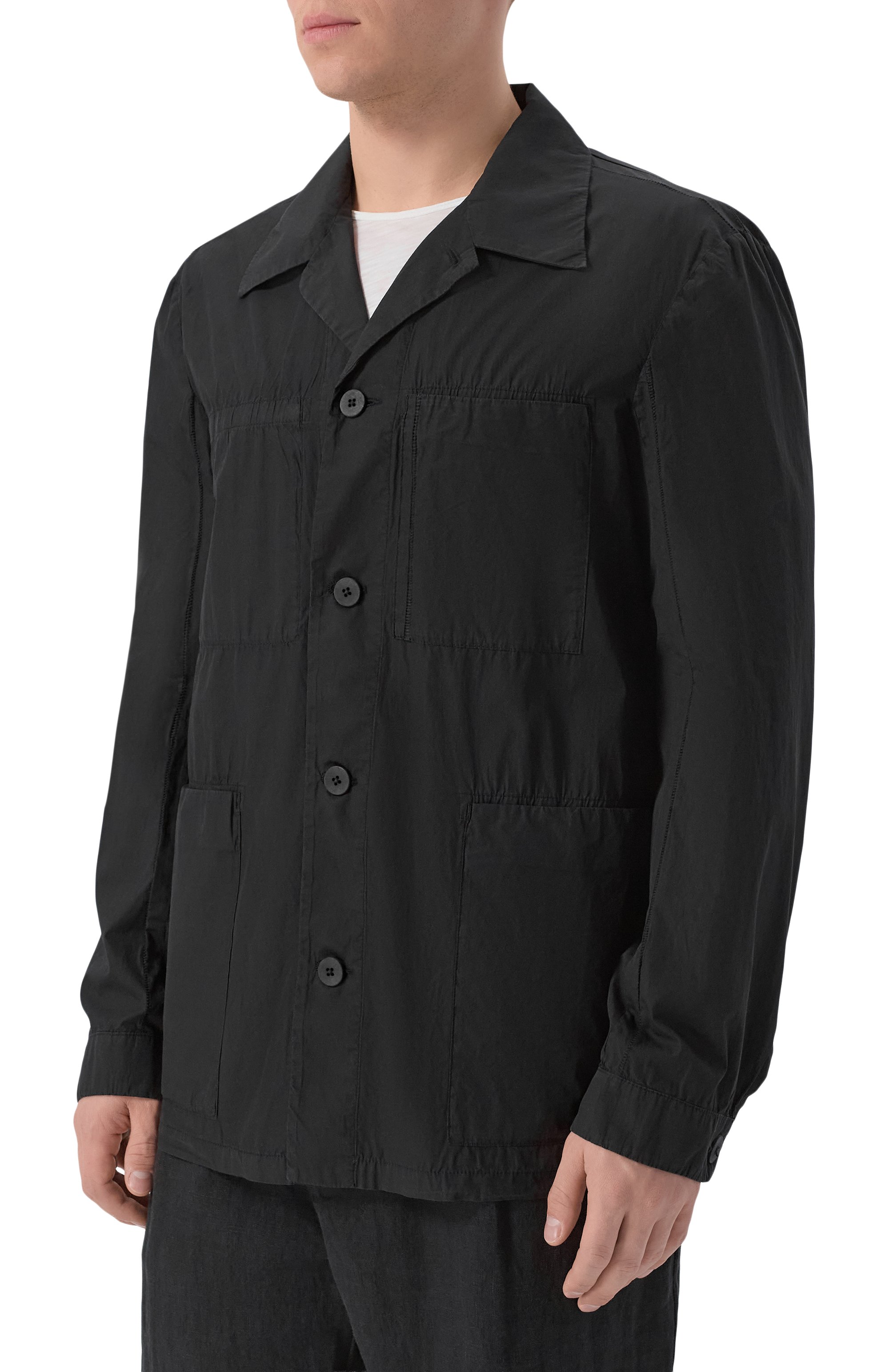 Хлопковая куртка-рубашка TRANSIT, арт. CFUTRCB116WR, фото 3