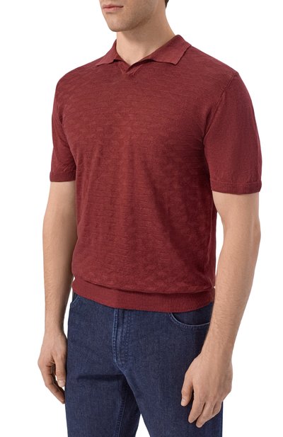 Льняное поло CORNELIANI, арт. 27M570/2725135, фото 3