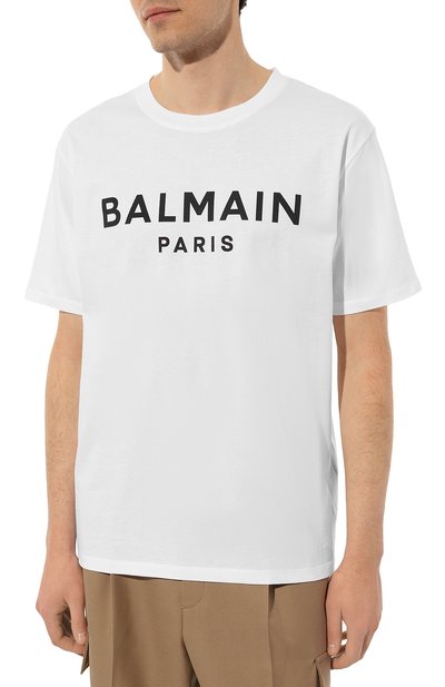 Хлопковая футболка BALMAIN, арт. CH1EG000/BB73, фото 3