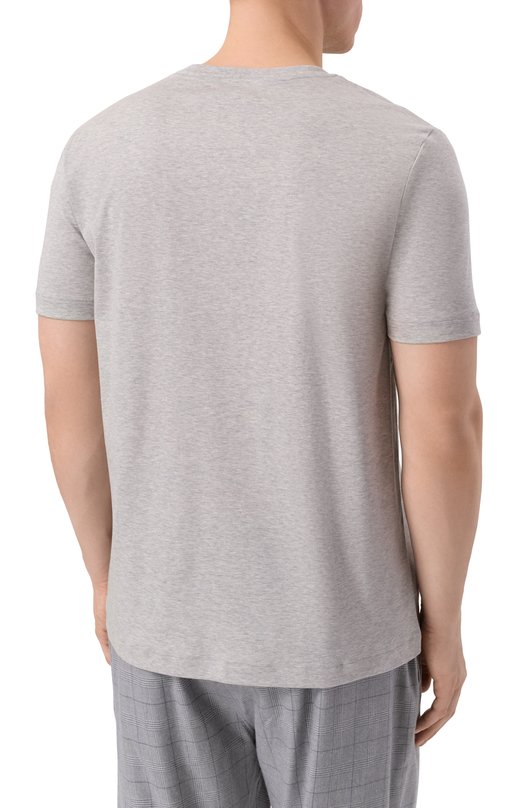 Хлопковая футболка Zimmerli 286M-43110 Серый  286M-43110 Фото 4