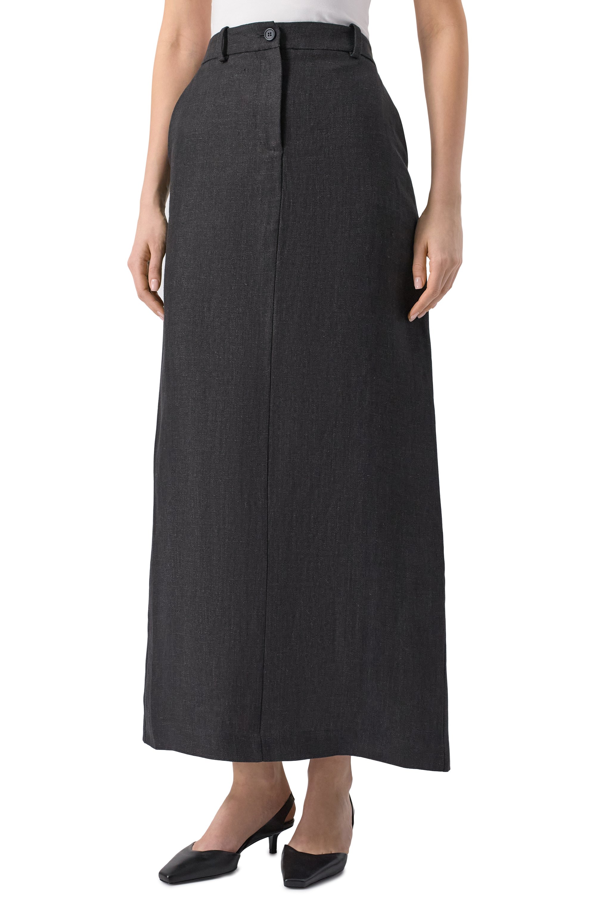 Льняная юбка P.A.R.O.S.H., арт. D621133, фото 3