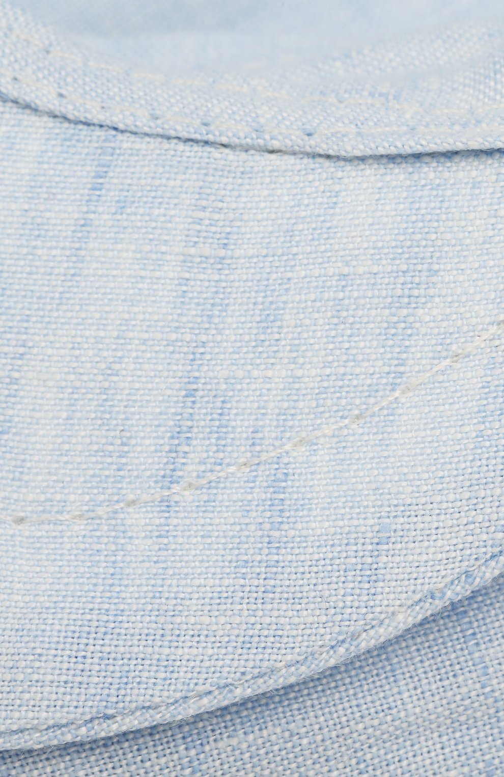 Льняное кепи GREVI голубого цвета по цене 5325 руб., арт. 4311/T692, фото 3 Льняное кепи GREVI, арт. 4311/T692, фото 3