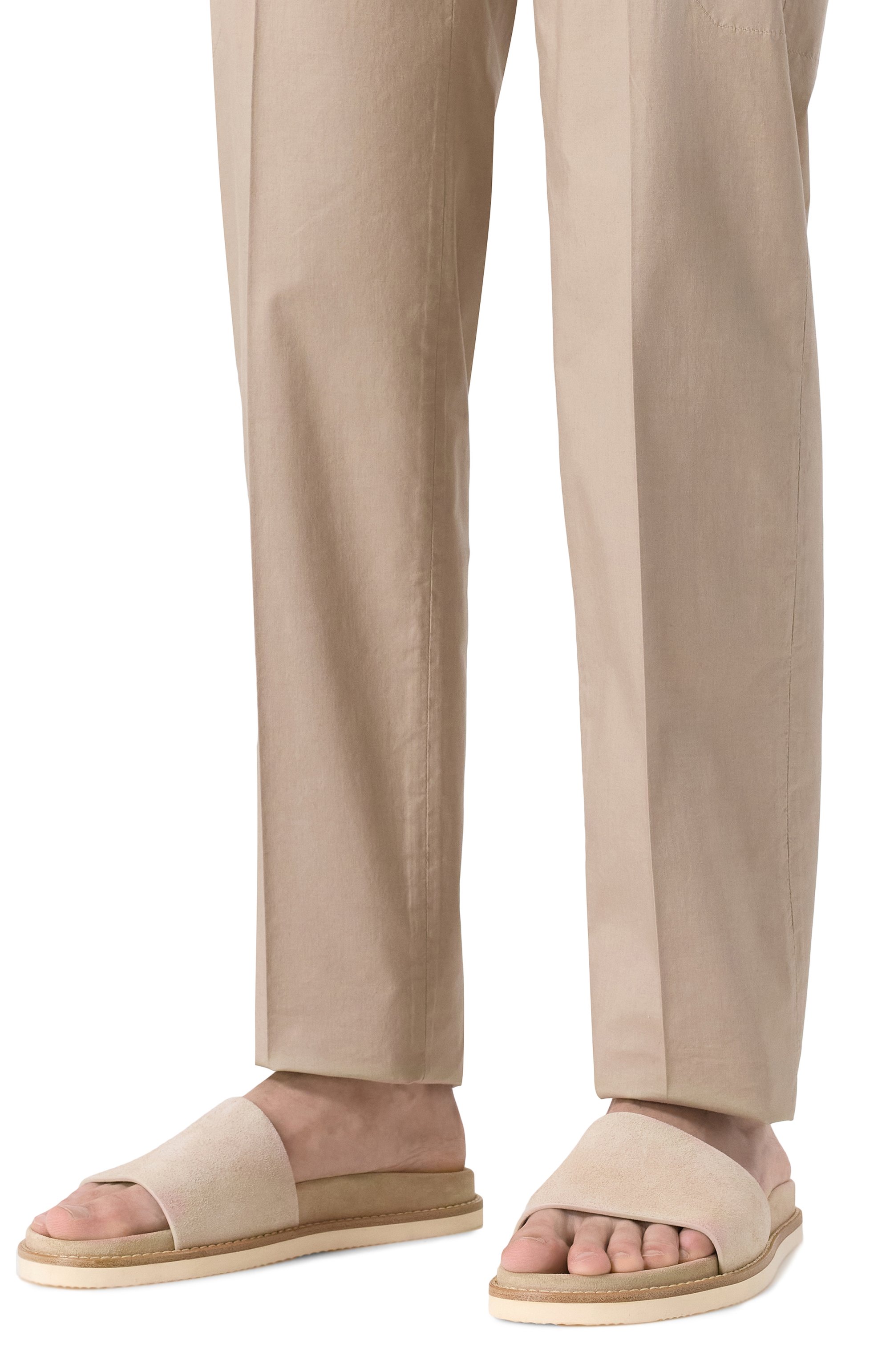 Замшевые шлепанцы BRUNELLO CUCINELLI, арт. MZUSILY236, фото 3