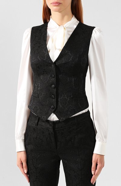 Жаккардовый жилет DOLCE & GABBANA, арт. F79P8T/FJRDK, фото 3