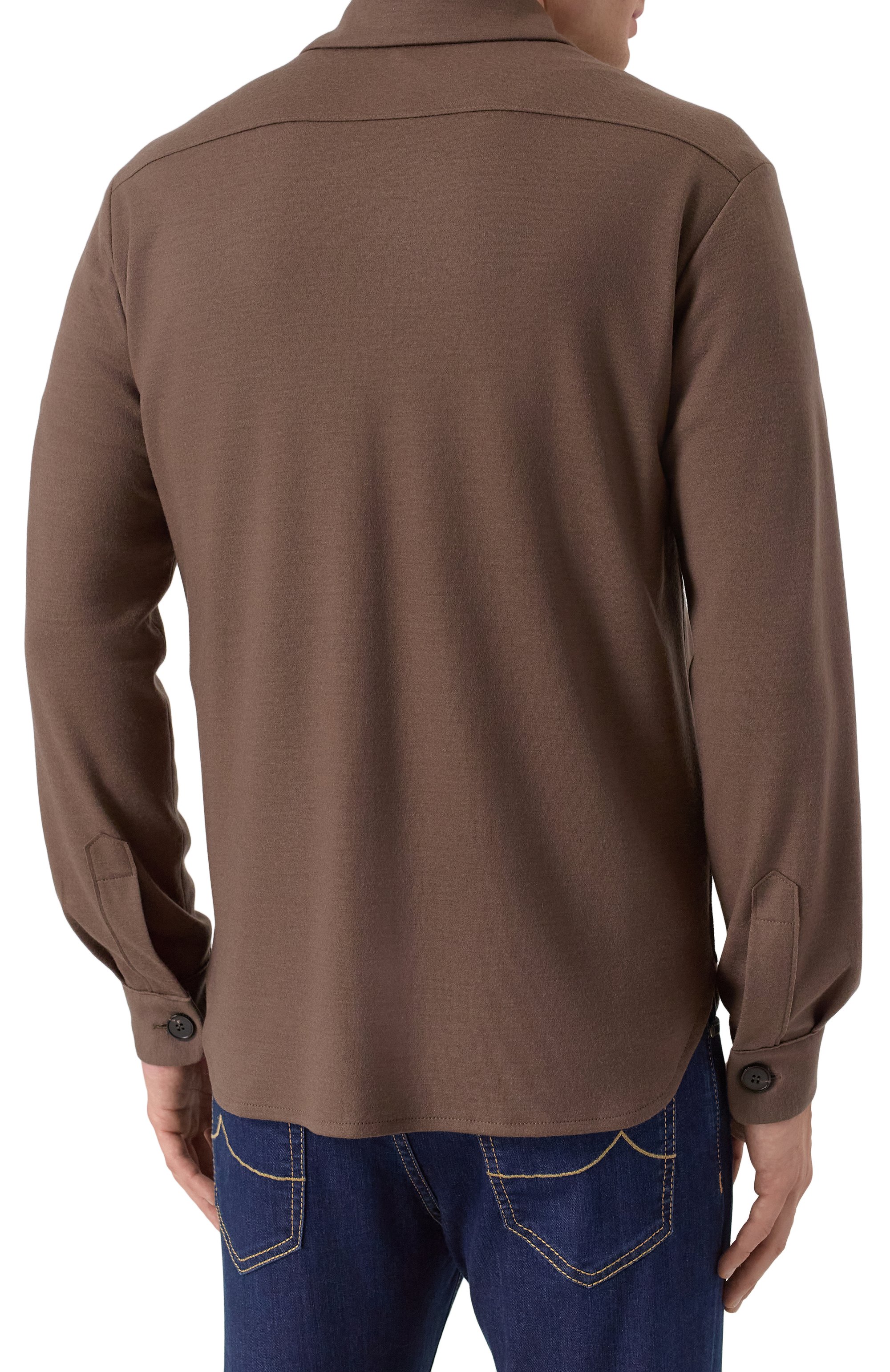 Шерстяная куртка-рубашка HARRIS WHARF LONDON, арт. C9320MYM, фото 4