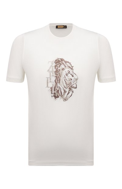 Хлопковая футболка ZILLI, арт. MEV-NT280-LY0N1/MC01, фото 1