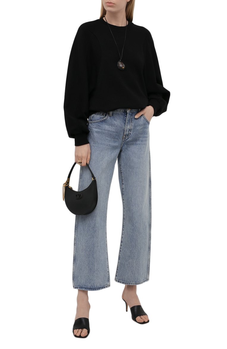 Хлопковый свитшот LOW CLASSIC, арт. L0W21SS_ST03BK, фото 2