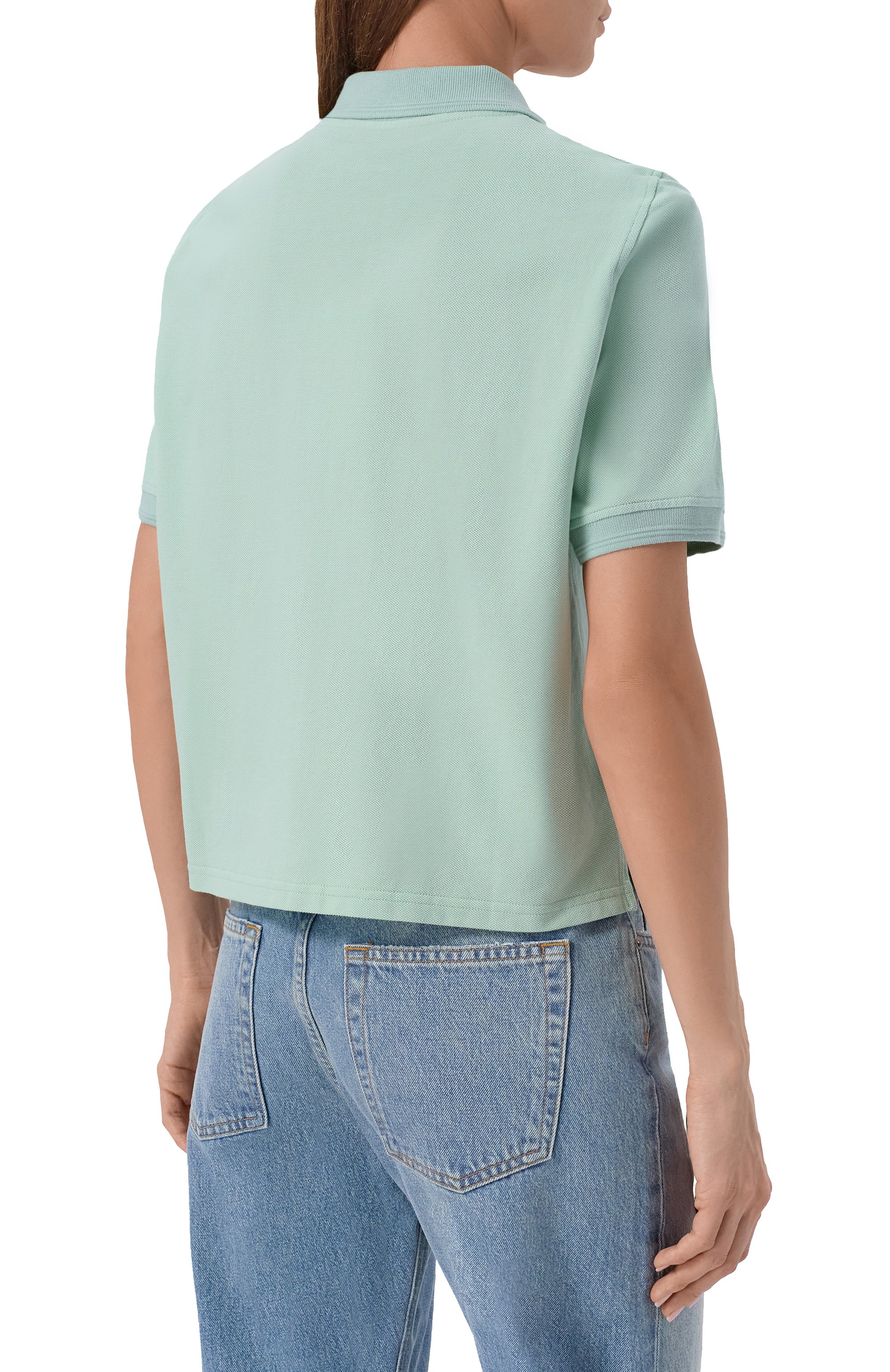 Хлопковое поло MM6, арт. S62GL0034/M20220, фото 4