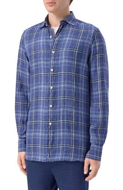 Льняная рубашка FINAMORE 1925, арт. GAETE 1 LUIGI Z L/P6045F, фото 3