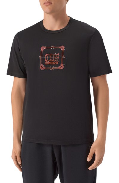 Хлопковая футболка C.P. COMPANY, арт. 19CLTS055A006370W, фото 3