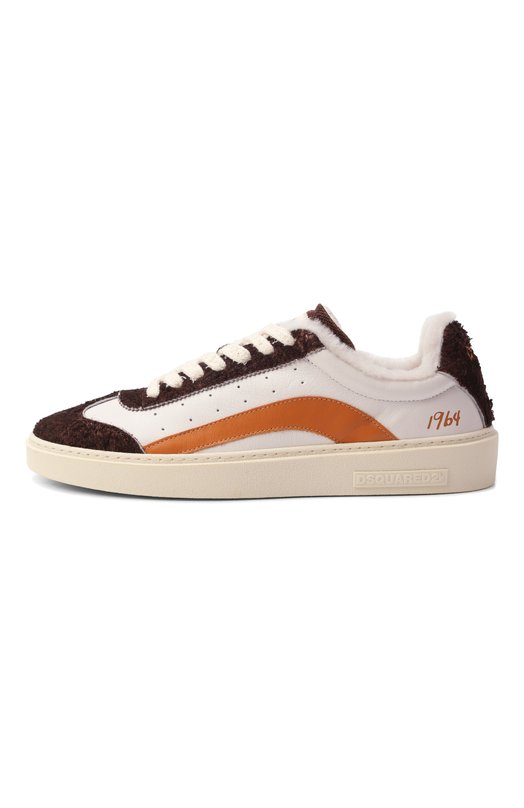 Кожаные кеды Rider Dsquared2 SNM0462/23808550 Белый  SNM0462/23808550 Фото 4