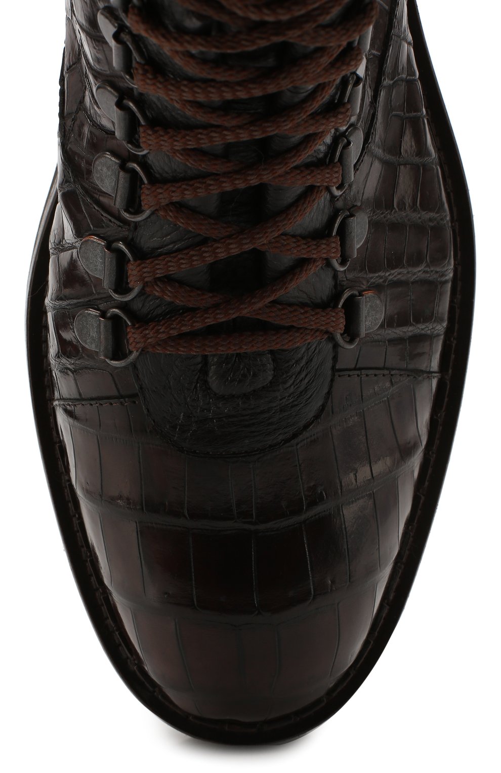 Ботинки из кожи крокодила BARRETT, арт. 192U007.1/C0CC0DRILL0 CREAM/CNIL, фото 5