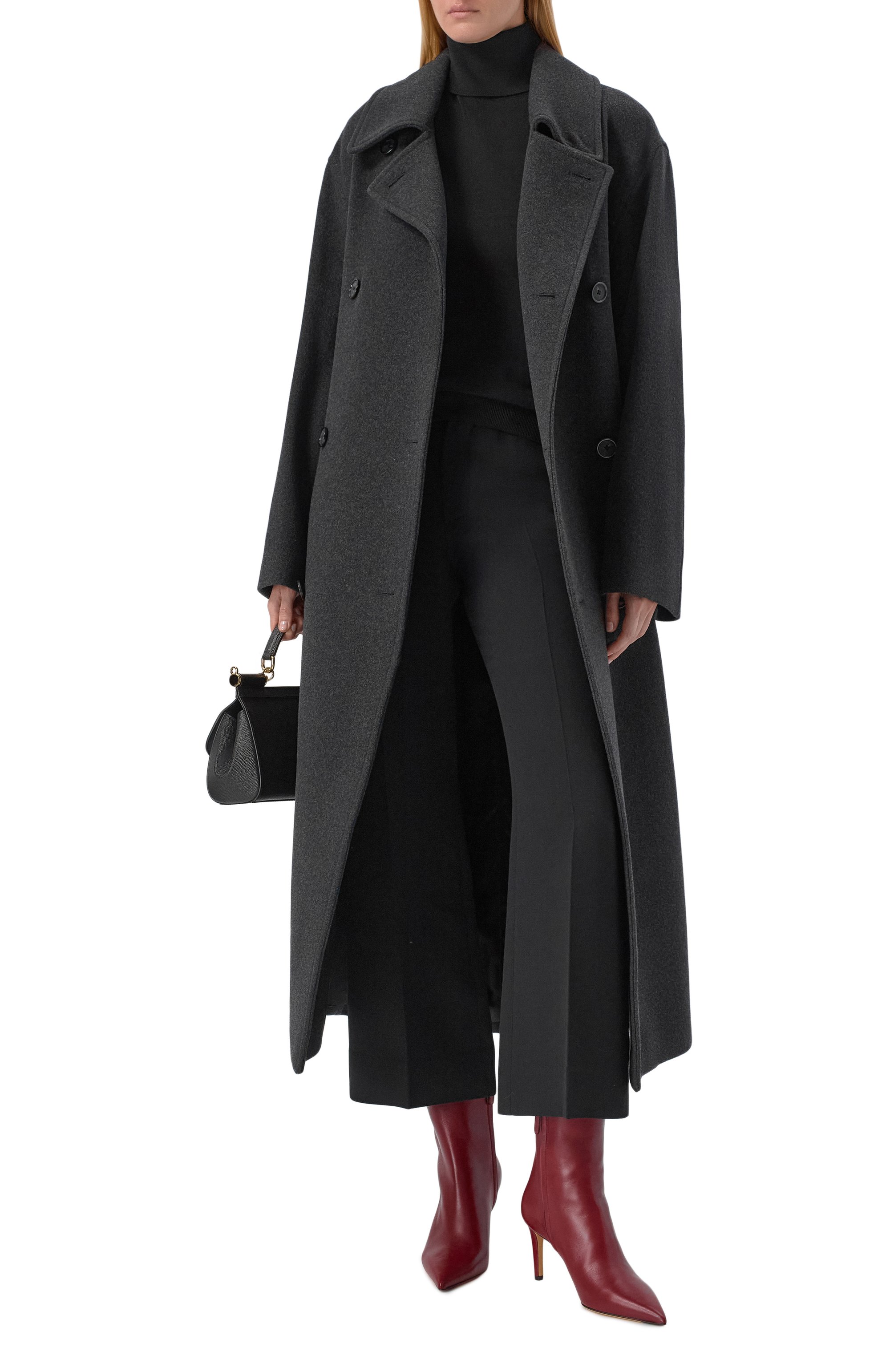 Кожаные ботильоны KITON бордового цвета по цене 185500 руб., арт. D56823K0524F, фото 3 Кожаные ботильоны KITON, арт. D56823K0524F, фото 3