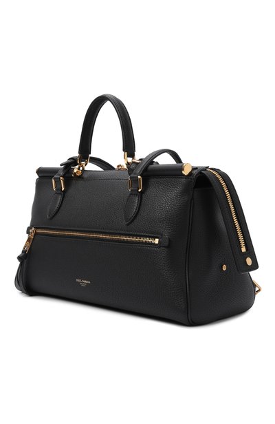 Сумка vittoria DOLCE & GABBANA черного цвета по цене 357500 руб., арт. BB7844/A0841, фото 4 Сумка vittoria DOLCE & GABBANA, арт. BB7844/A0841, фото 4