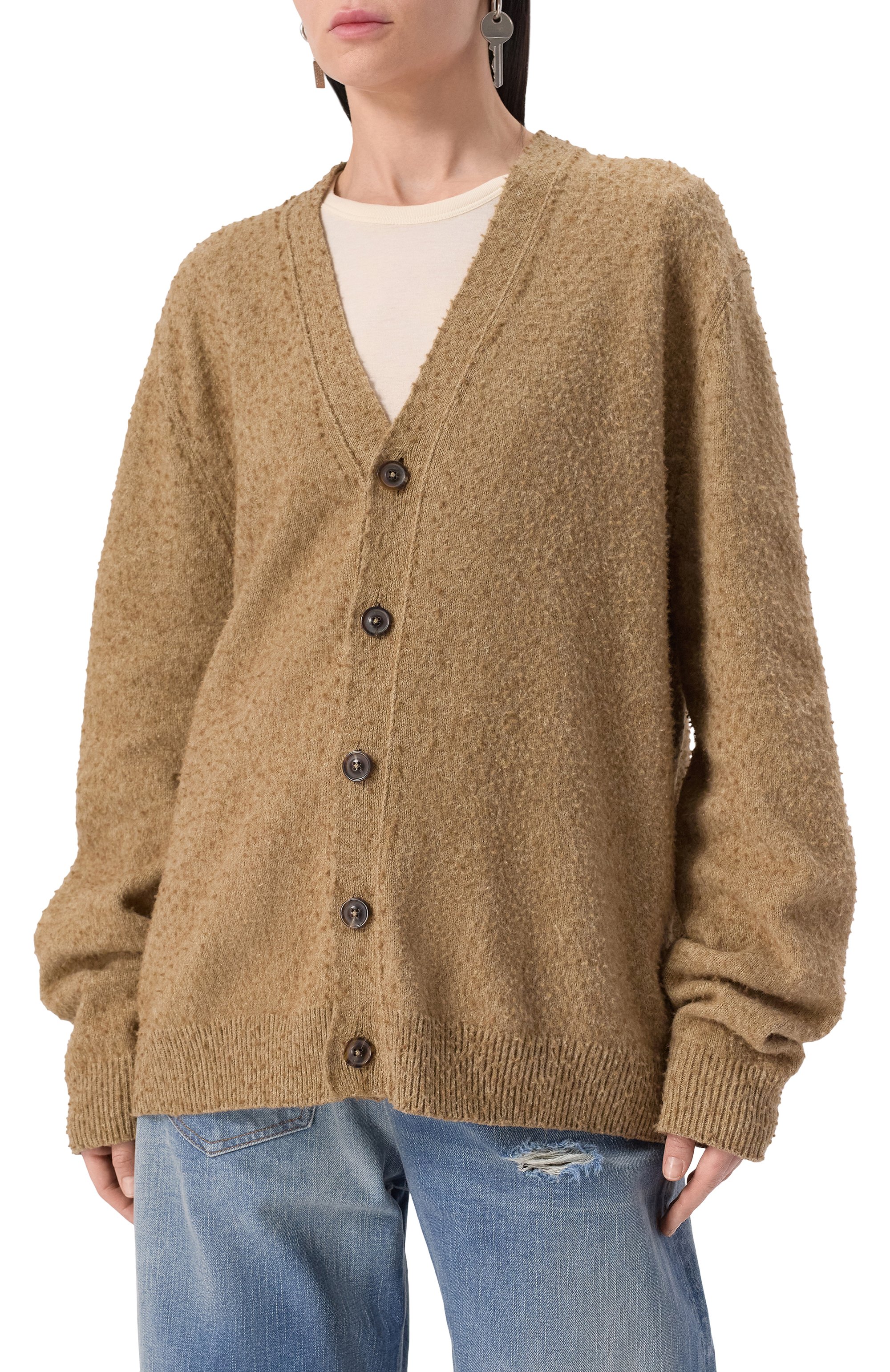 Кардиган из шерсти и хлопка MAISON MARGIELA, арт. S50HP0019/M13108, фото 7