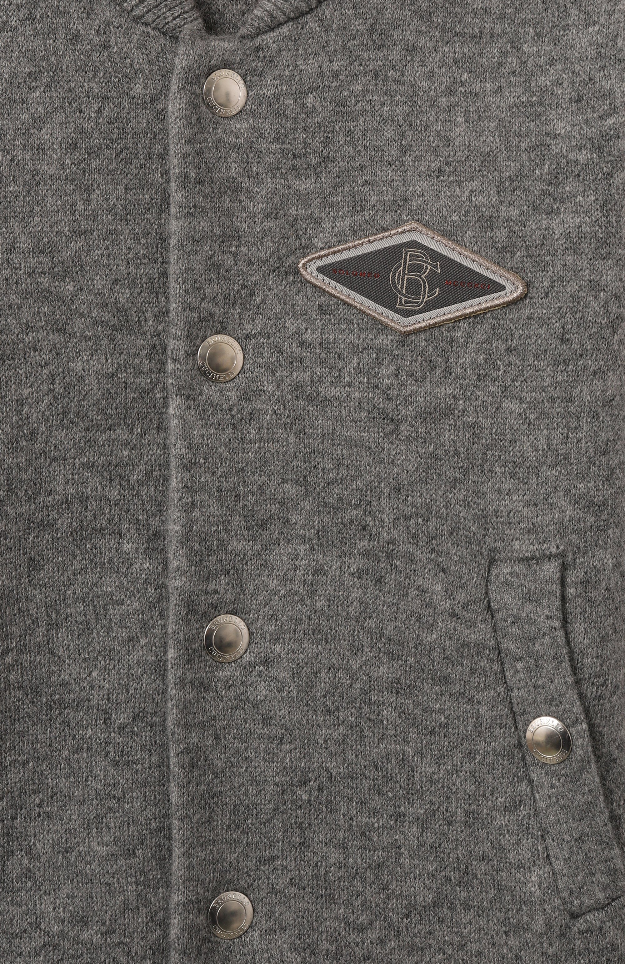 Бомбер из шерсти и кашемира BRUNELLO CUCINELLI, арт. B36M12536C, фото 3