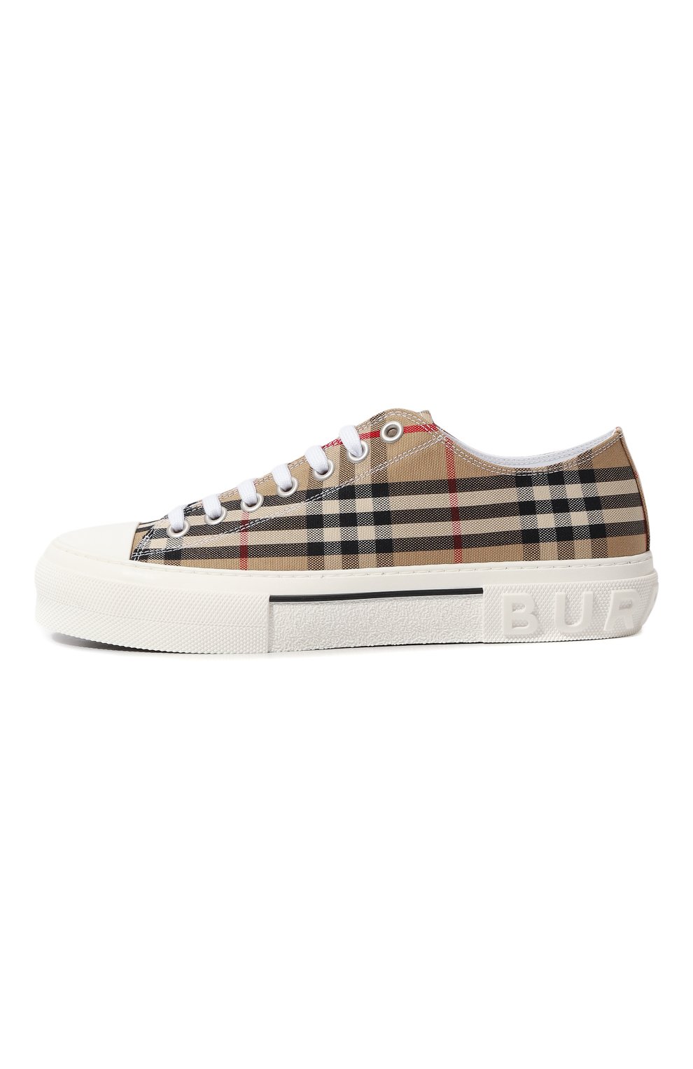 Текстильные кеды BURBERRY, арт. 8049745A7028, фото 4