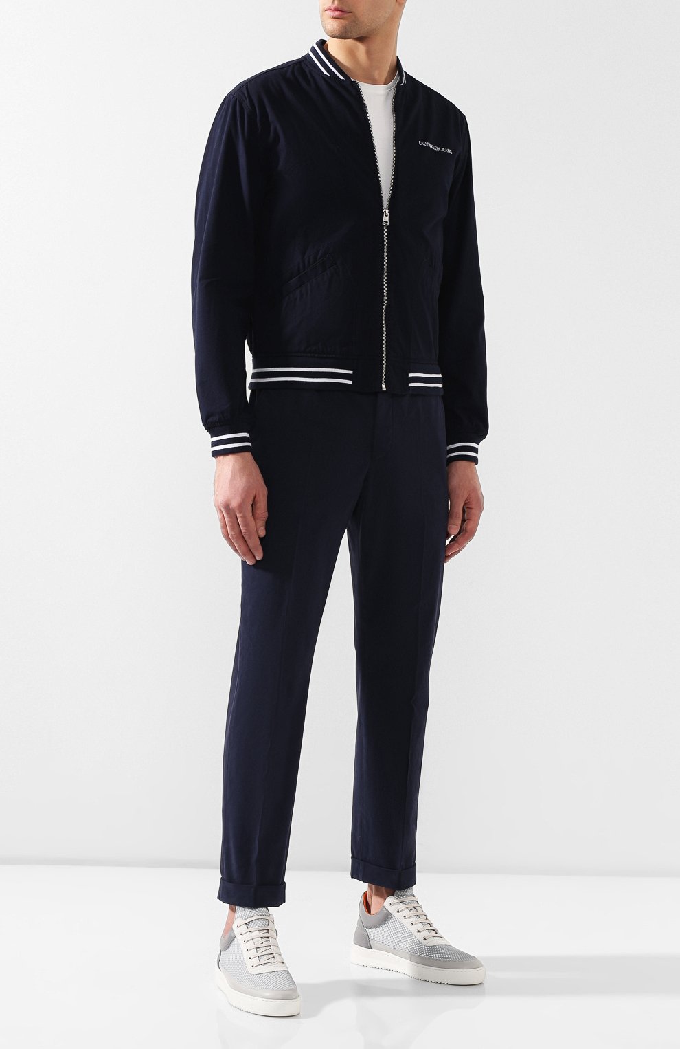 Хлопковый бомбер CALVIN KLEIN JEANS, арт. J30J311449, фото 2