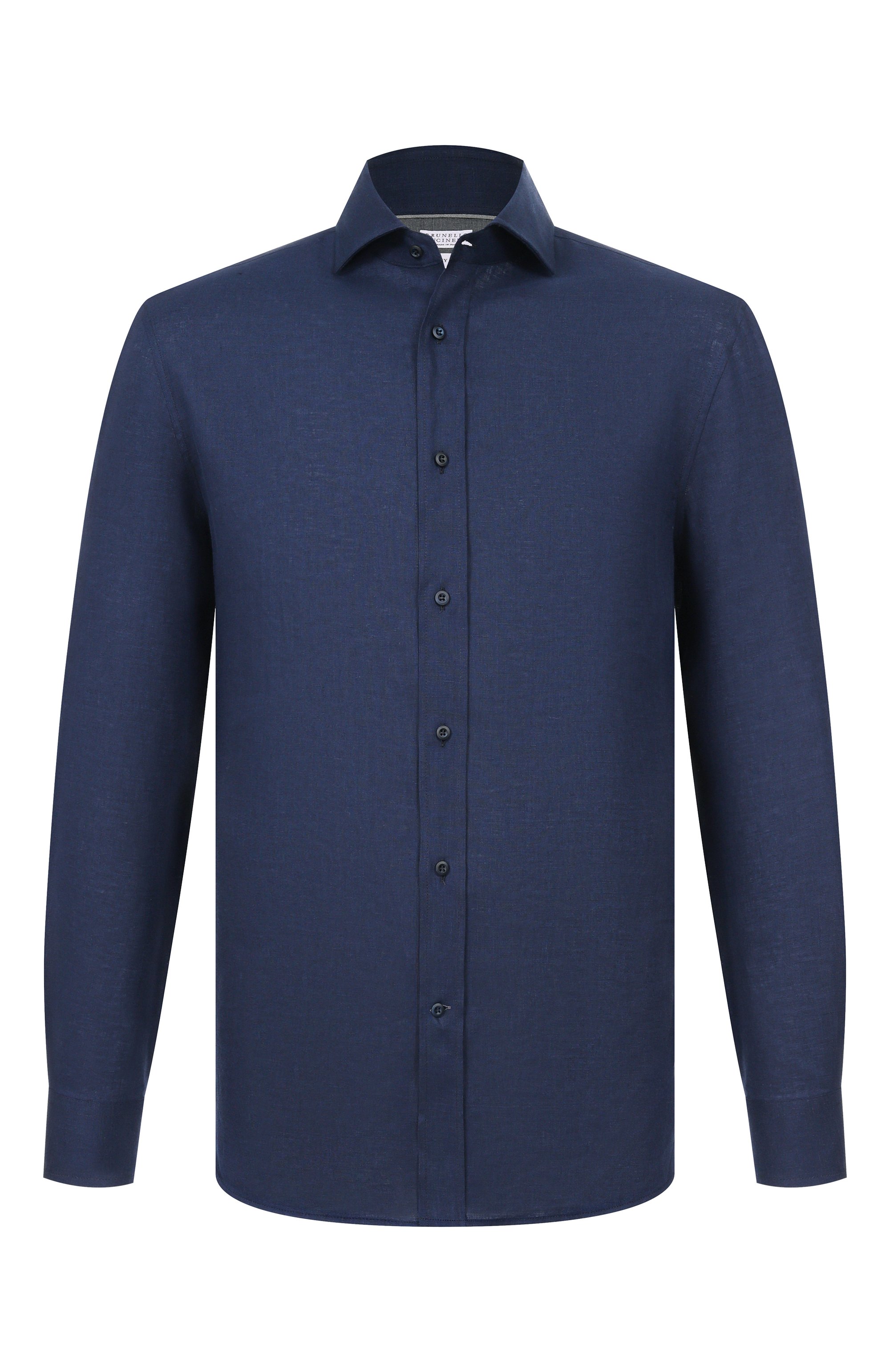 Льняная рубашка BRUNELLO CUCINELLI, арт. MM6840627, фото 1