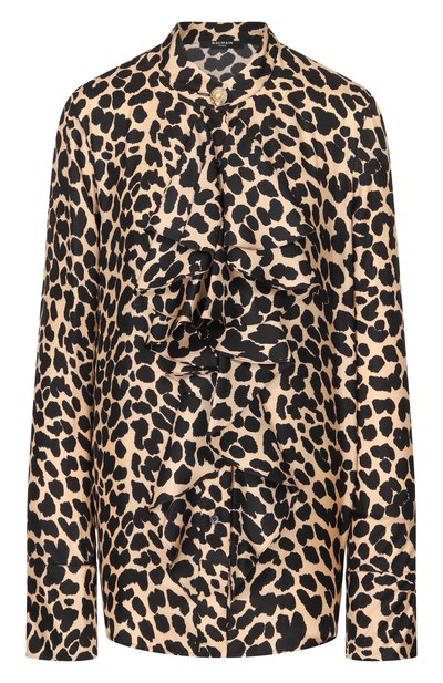 Женская шелковая блузка BALMAIN, арт. FF1HR150/SF10