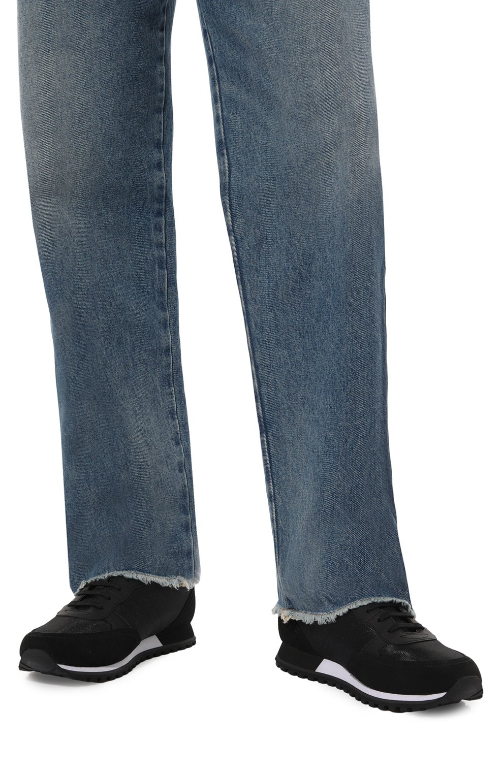 Комбинированные кроссовки parkour BOSS черного цвета по цене 29850 руб., арт. 50498133, фото 3 Комбинированные кроссовки parkour BOSS, арт. 50498133, фото 3