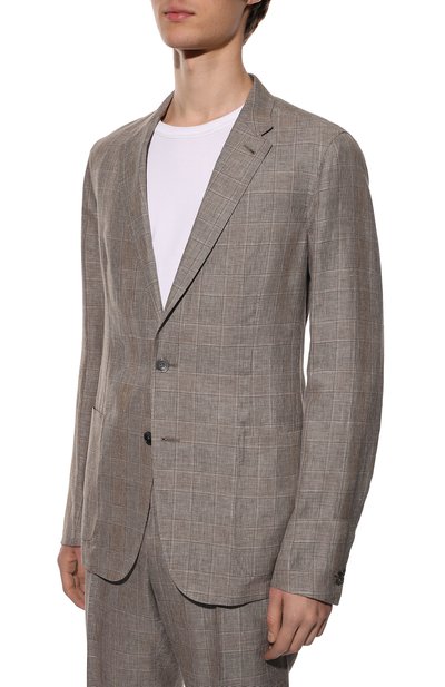 Пиджак из шерсти и льна ZEGNA, арт. 339503/1DJSS0, фото 3