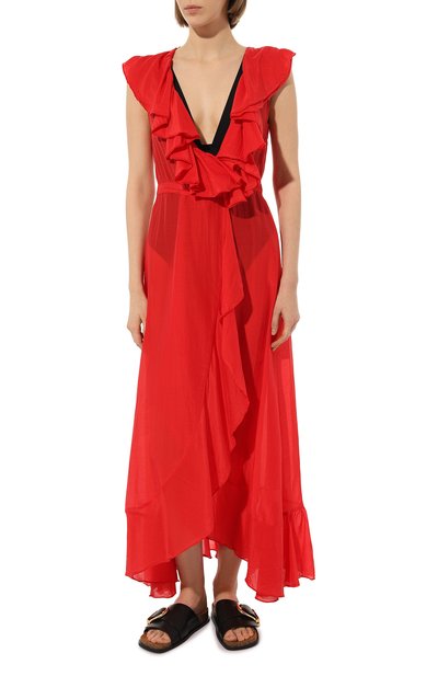 Платье из хлопка и шелка NATAYAKIM, арт. NY-030BW, фото 3