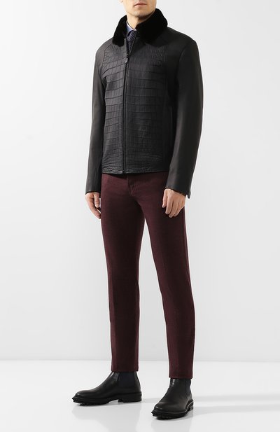 Куртка из кожи крокодила ZILLI, арт. MAQ-CARTE-D0630/1001/CNIL, фото 2