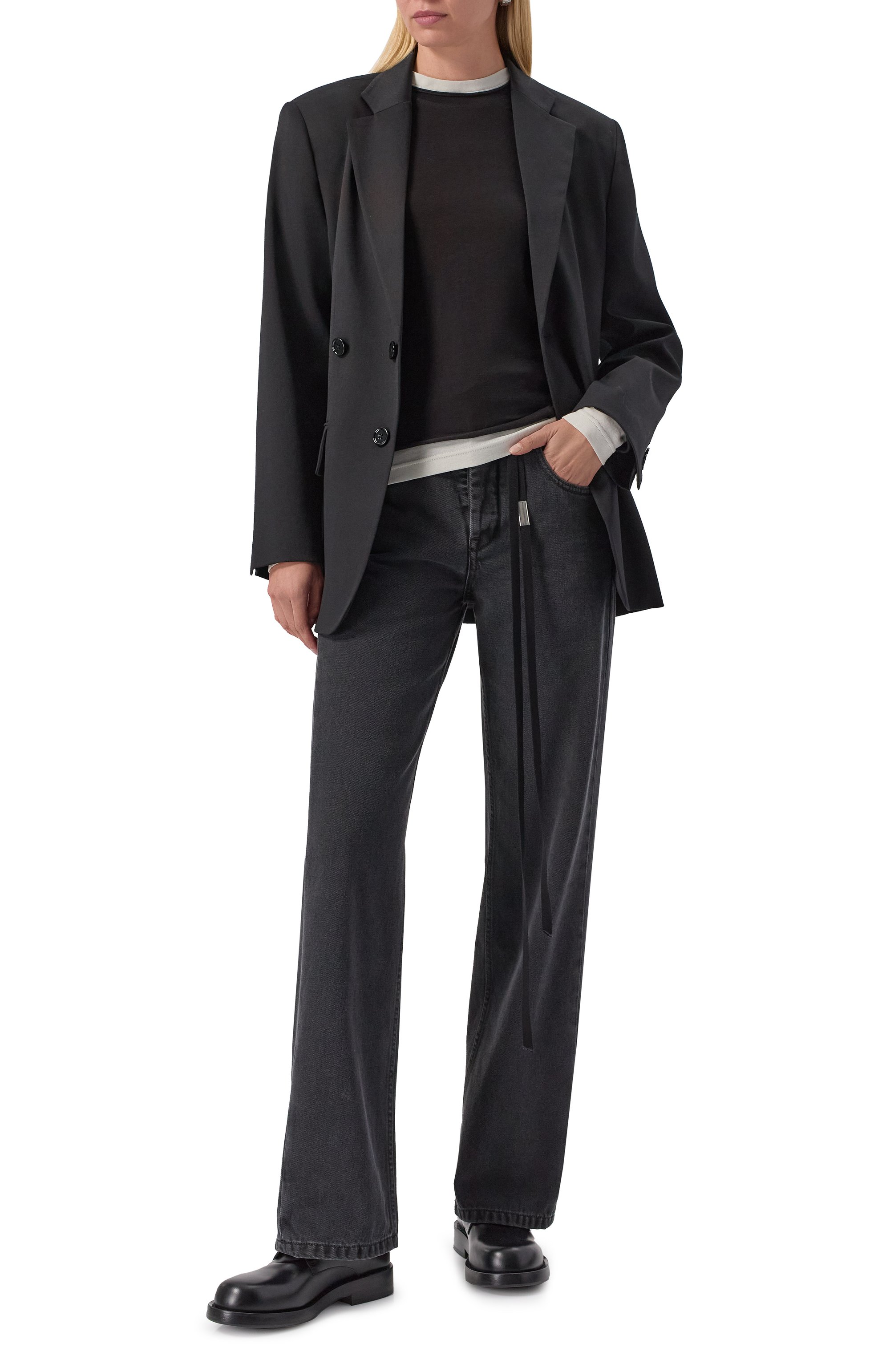 Хлопковый лонгслив HELMUT LANG, арт. P05HW505, фото 2