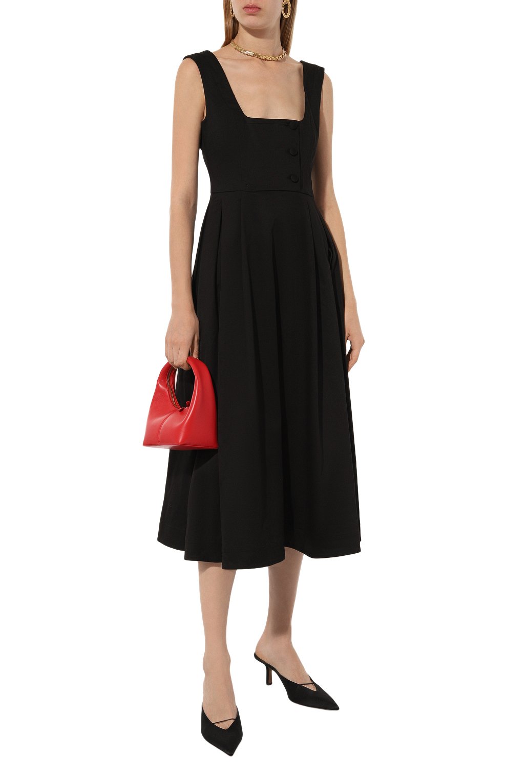 Платье из хлопка и вискозы GOOROO, арт. D027-7002-900-SS24, фото 2