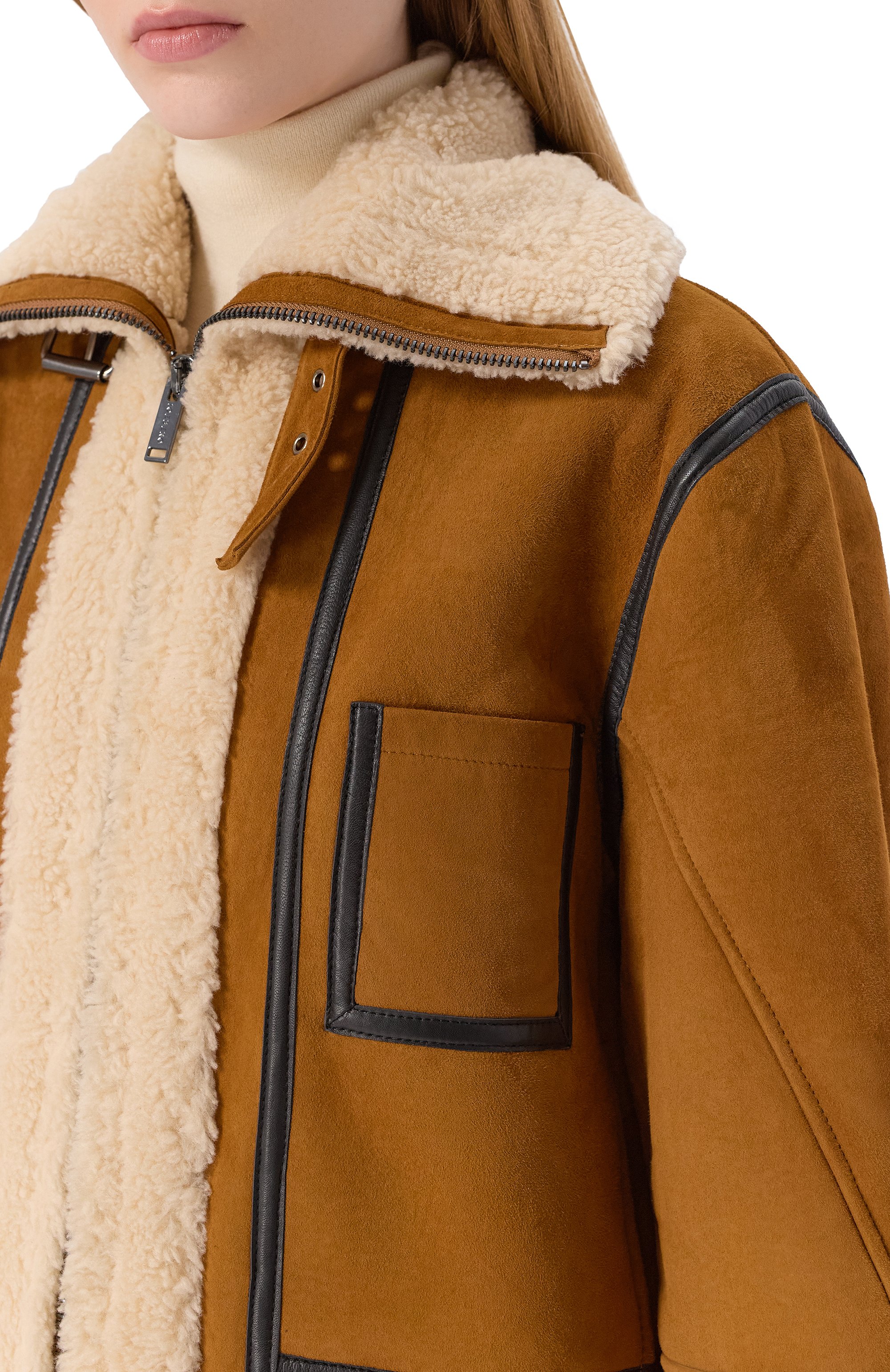 Замшевая дубленка ICEBERG, арт. Z020/6807, фото 5