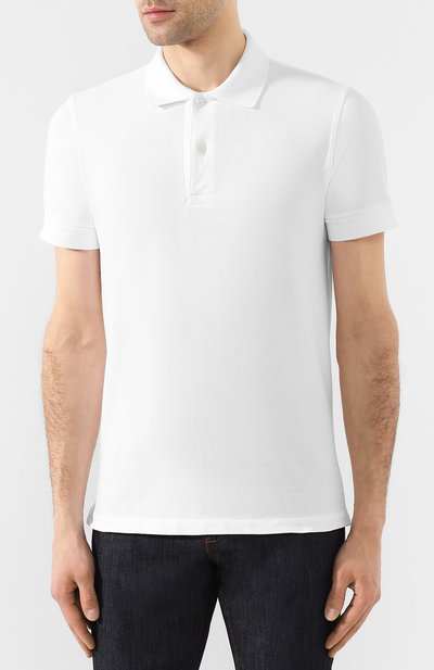 Хлопковое поло TOM FORD, арт. BU266/TFJ982, фото 3