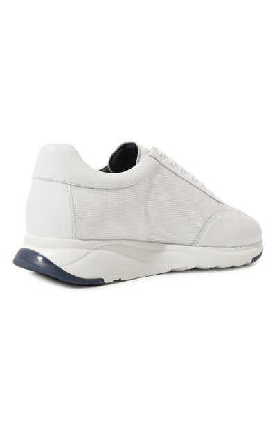 Комбинированные кроссовки ZILLI белого цвета по цене 119500 руб., арт. H0064AM1057VSWR01, фото 5 Комбинированные кроссовки ZILLI, арт. H0064AM1057VSWR01, фото 5