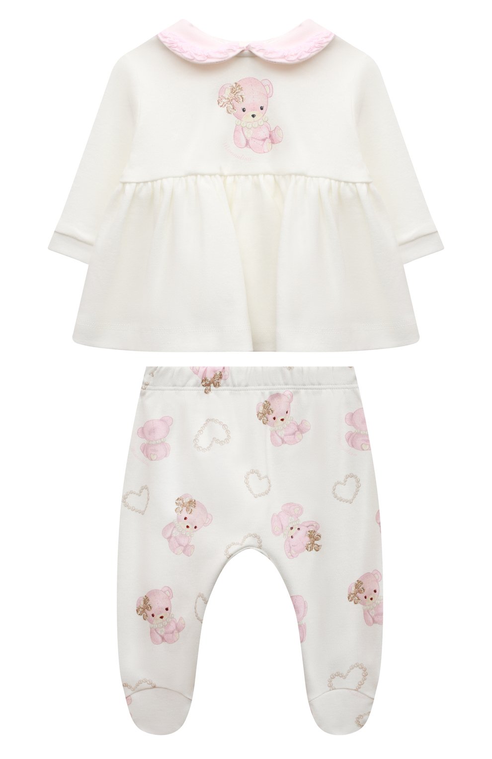 Комплект из лонгслива и ползунков MONNALISA, арт. 350508, фото 1