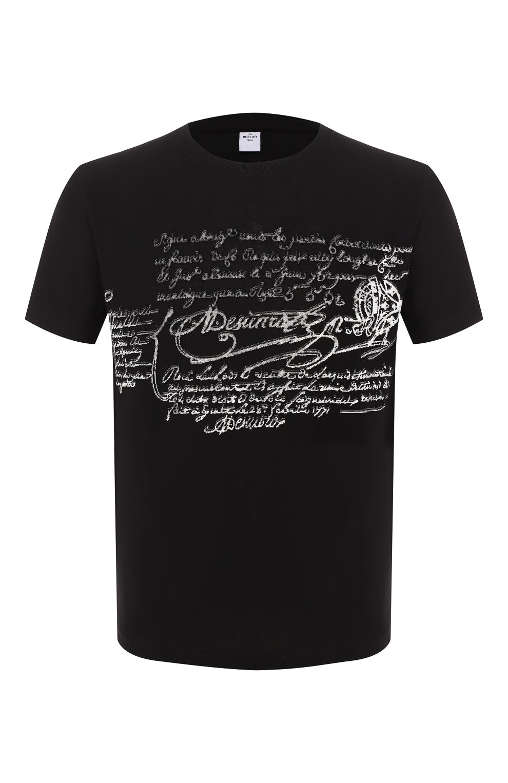 Футболка из смеси хлопка и вискозы BERLUTI, арт. R15JRS30-004, фото 1