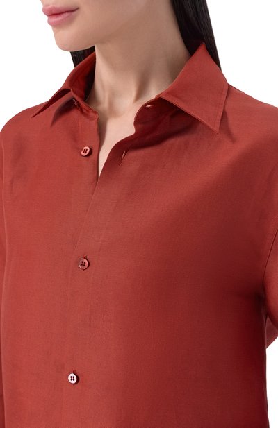 Рубашка изо льна и шелка MVST, арт. M26.2PW.B013/F123 LIN0 SETA, фото 5