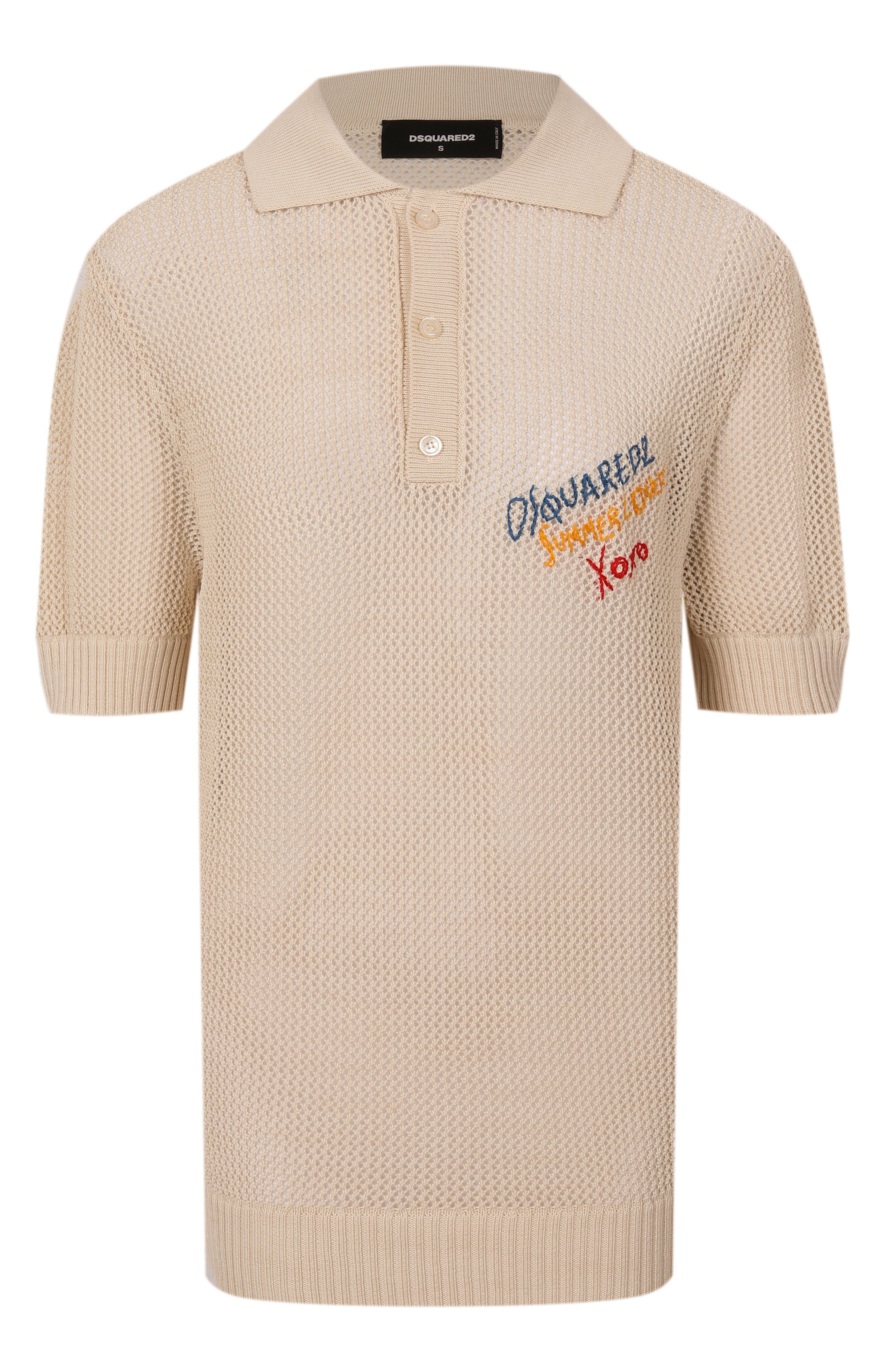 Хлопковое поло DSQUARED2, арт. S73HA0173/D13130, фото 1